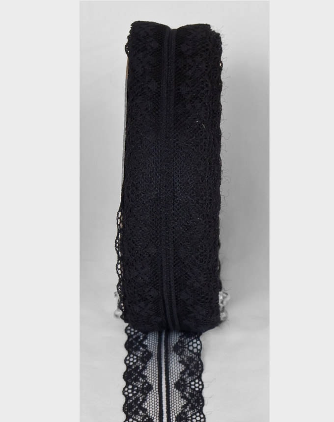 תחרה 40מ - שחור