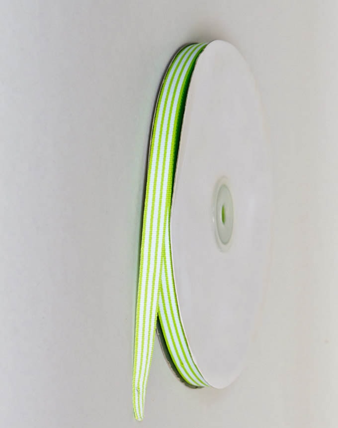 ריבס פסים 10 מ״מ - ירוק תפוח