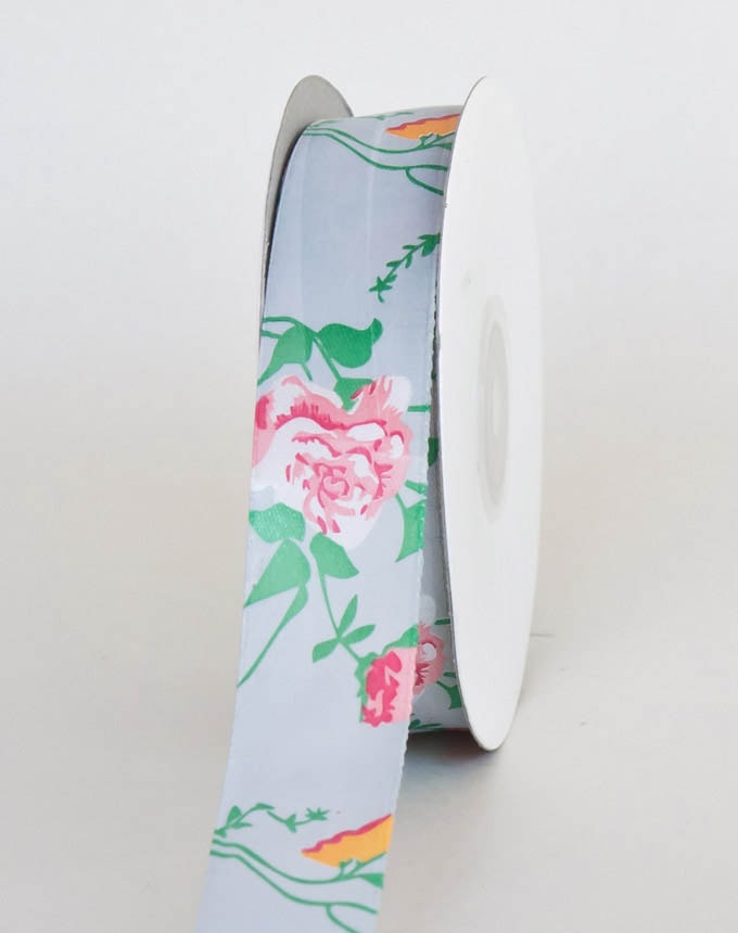 פרחים 25 מ"מ - פרח רקע אפור