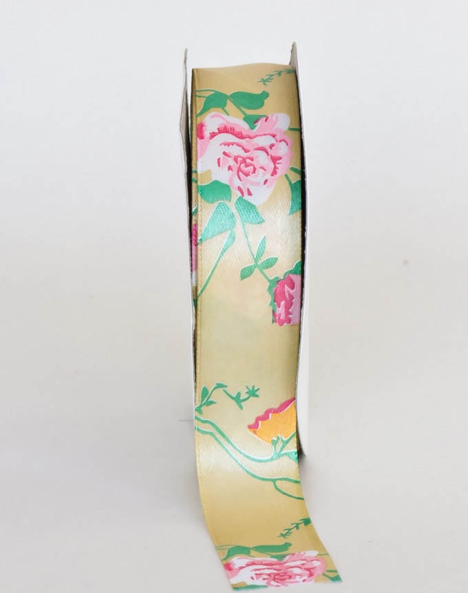 פרחים 25 מ"מ - פרח רקע זהב