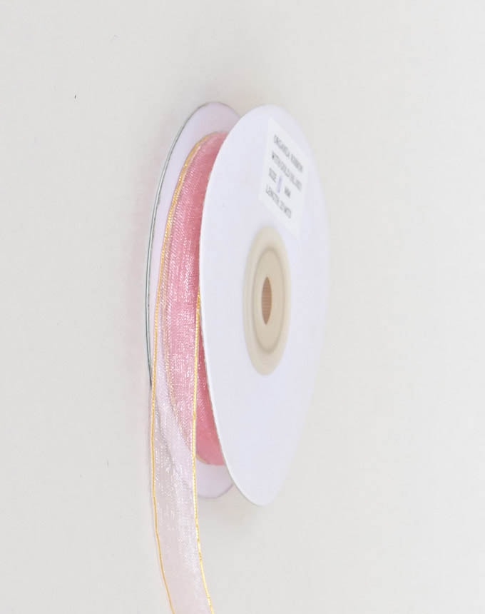 אורגנזה + לורקס - ורוד+זהב