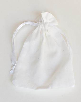 שקיות כותנה חלקות - לבן