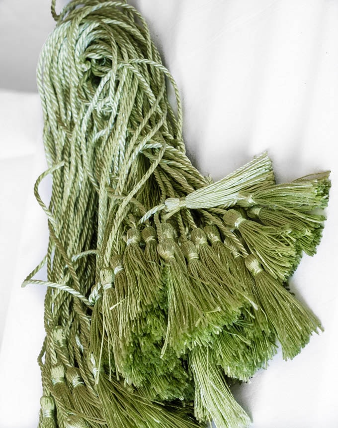 גדילים דקים - ירוק תפוח