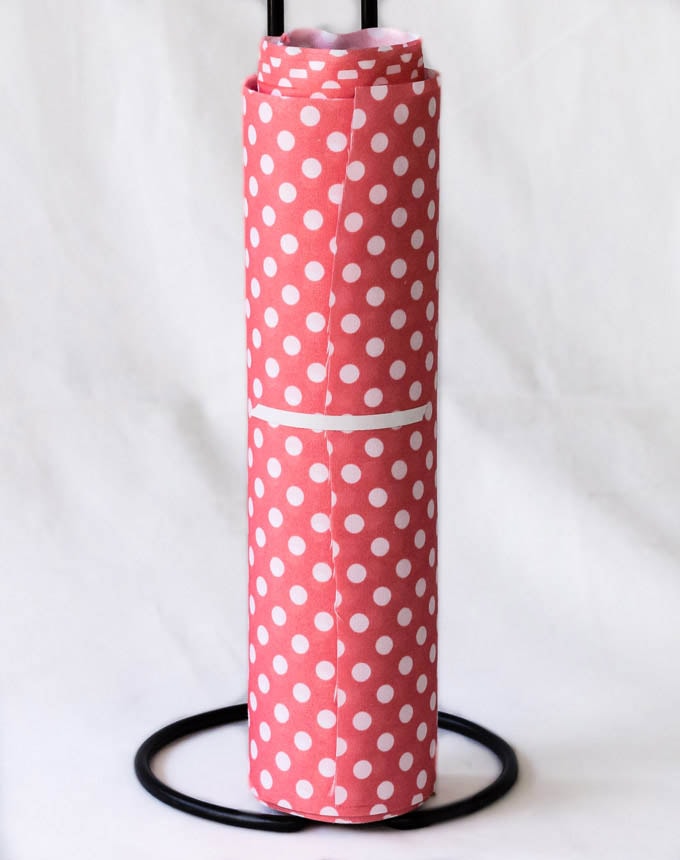 רנר כותנה נקודות גדולות - סלמון