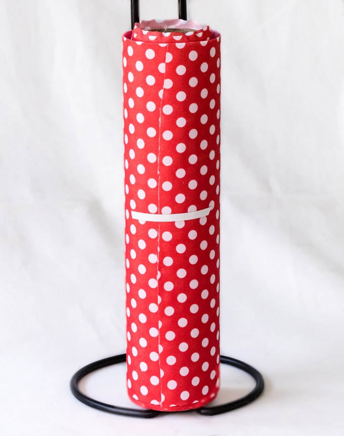 רנר כותנה נקודות גדולות - אדום