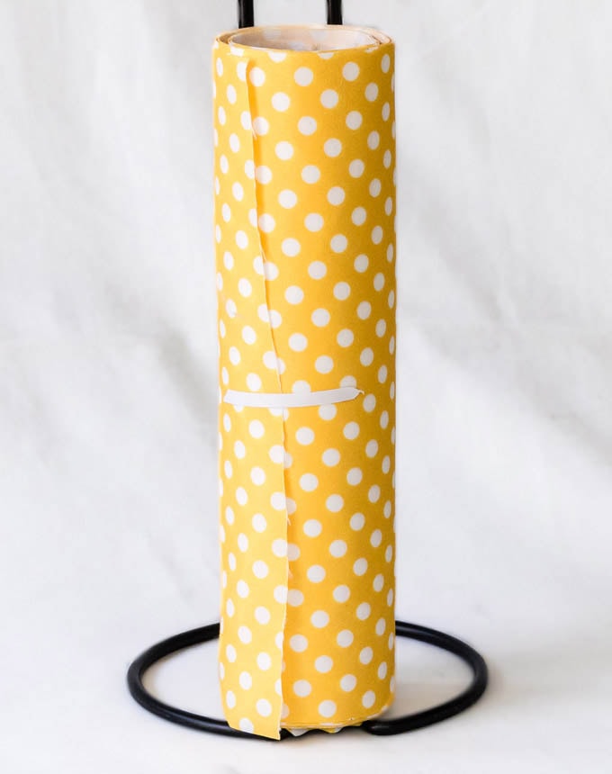 רנר כותנה נקודות גדולות - צהוב