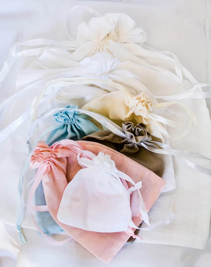 שקיות כותנה חלקות