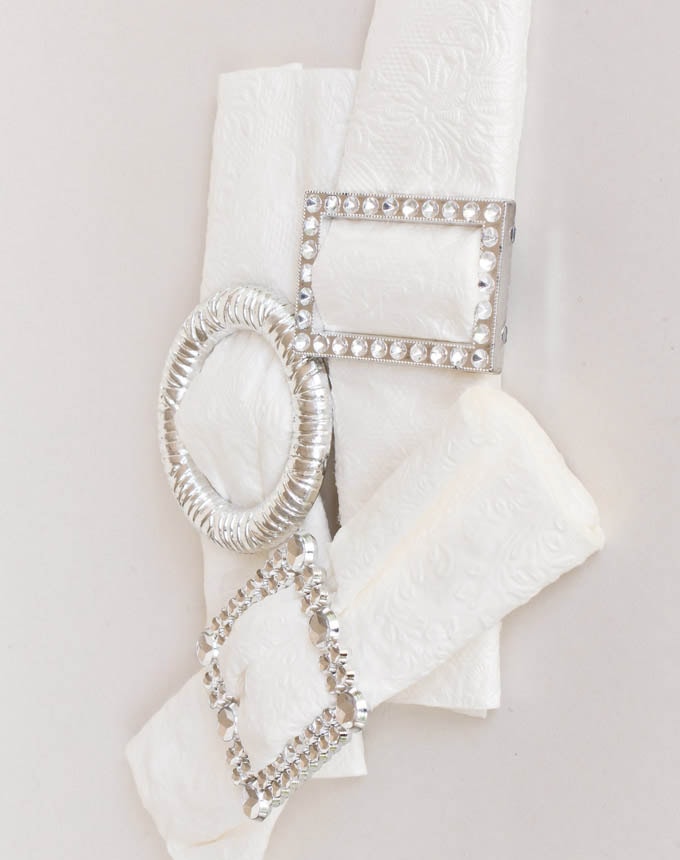 אבזם יהלום כסף