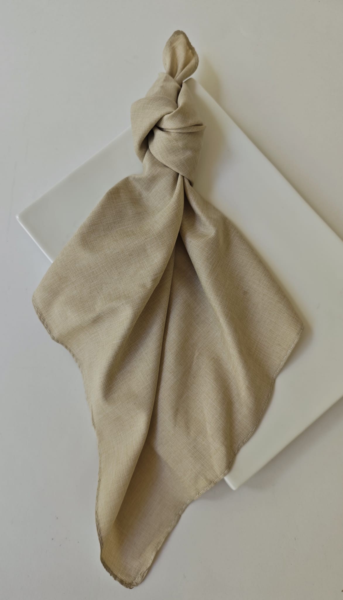 מפיות ויסקוזה 43 על 43 ס״מ - באג׳ בהיר