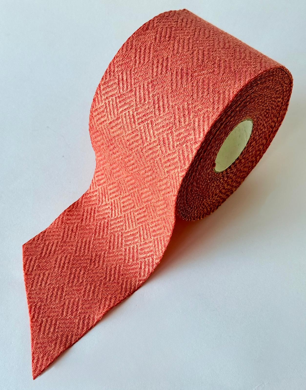 סרט טוויד 8 ס״מ 20מ׳ - טרה קוטה