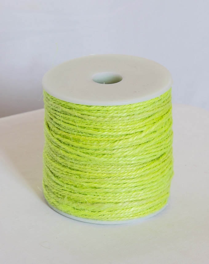 שרוך יוטה - ירוק תפוח