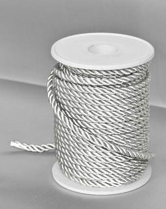 שרוך מגולגל 5 מ"מ - אפור