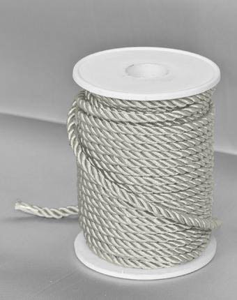 שרוך מגולגל 5 מ"מ - כסף