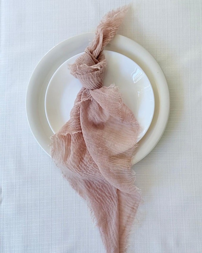 מפיות פרנז - ורוד מעושן