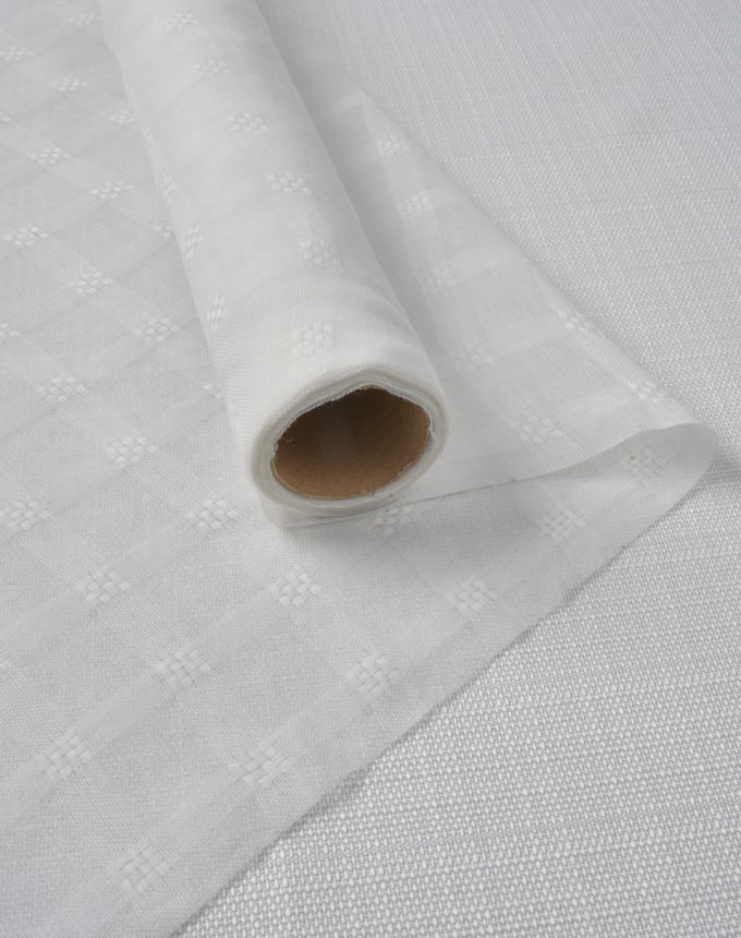 רנר ריבועים קטנים - לבן