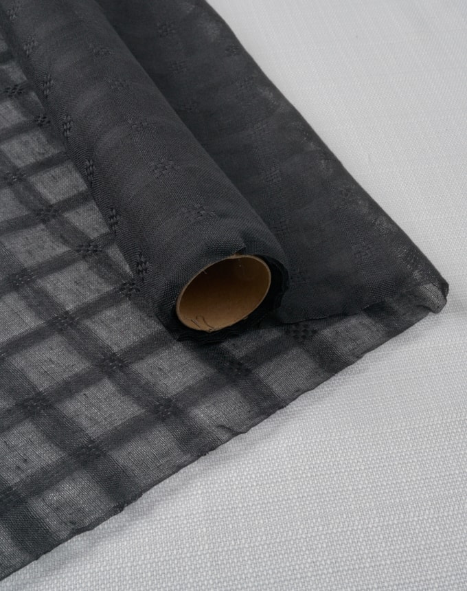 רנר ריבועים קטנים - שחור