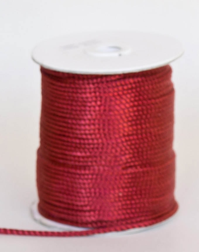 שרוך משי - בורדו