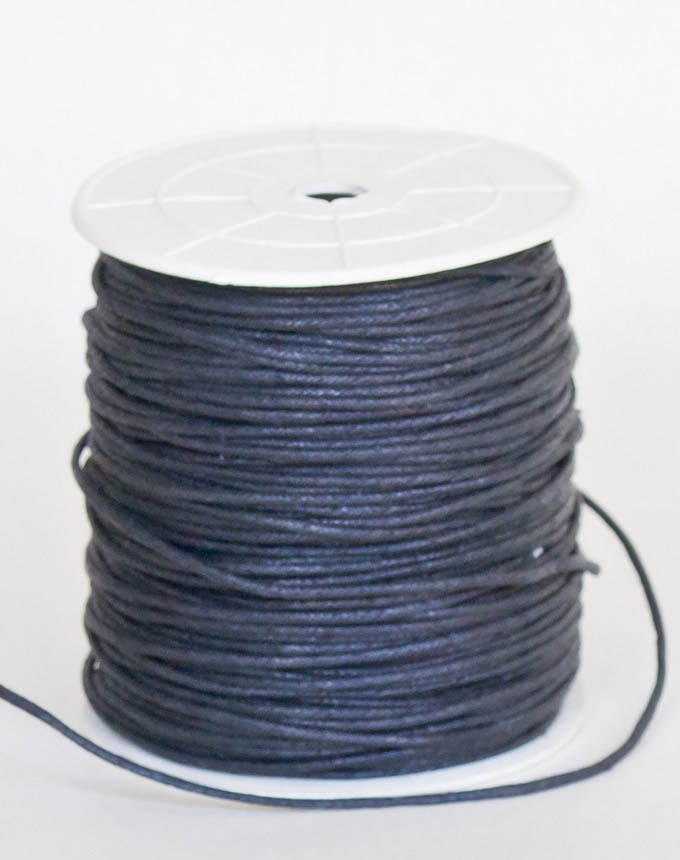 שרוך מצופה - שחור