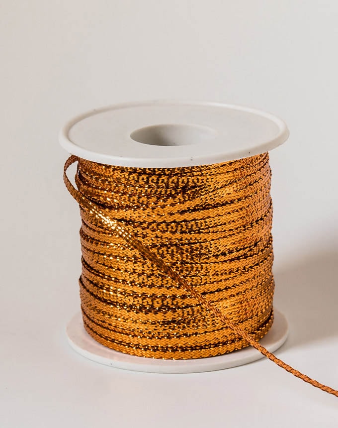 שרוך לורקס שטוח ציבעוני - כתום