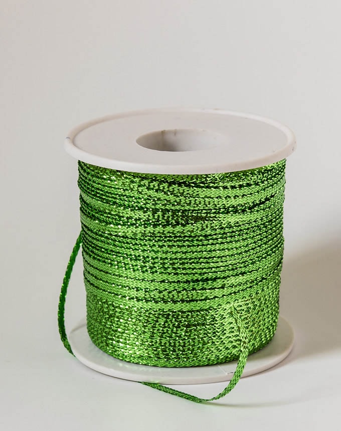 שרוך לורקס שטוח ציבעוני - ירוק